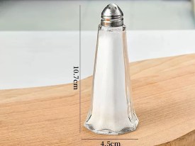 Salero vidrio triangular